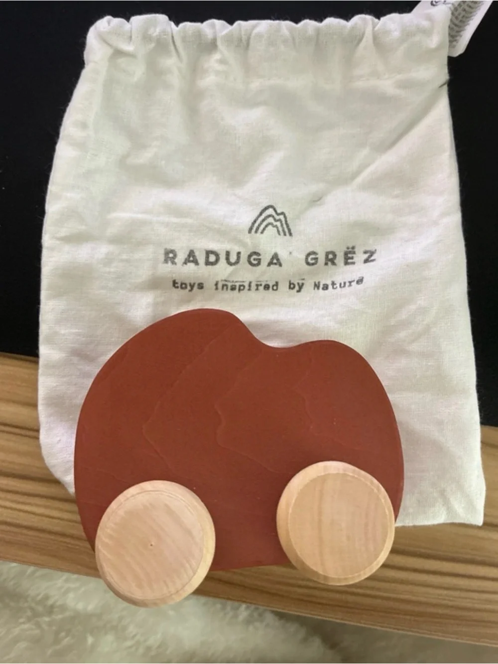 Raduga Grez Wooden Toy Car for Kids